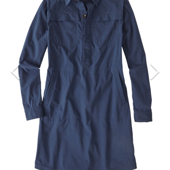 Title Nine Navy Blue Wren Utility Dress - size small - Picture 4 of 7